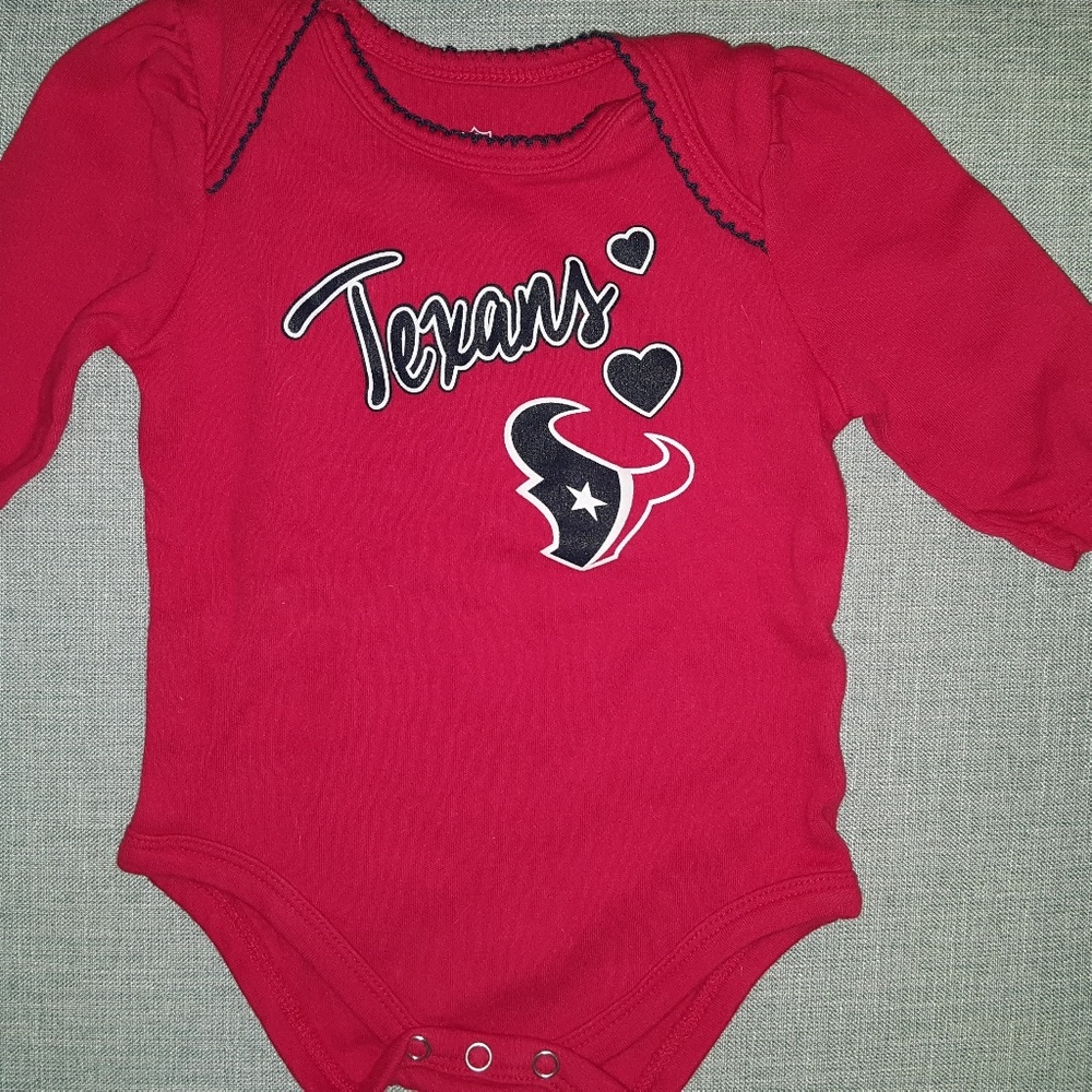 Texans Onesie - never worn